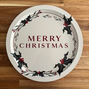 Joann Fabrics Metal Christmas Decorative Tray